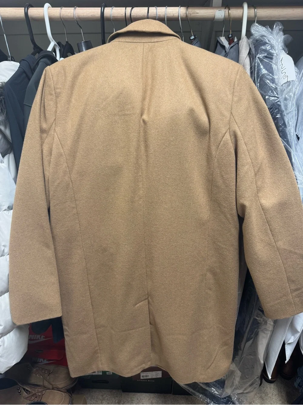 Banana Republic Camel Wool-Blend Blazer